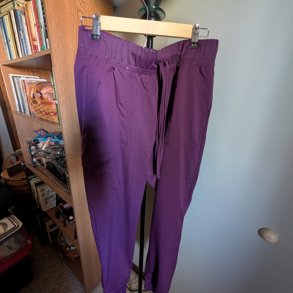 Scrubstar Eggplant Jogger Pants